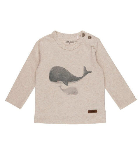 Μπλουζάκι μακρυμάνικο Ocean Whale - Little Dutch