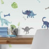 Αυτοκόλλητα τοίχου Δεινόσαυροι με νερομπογιά - RoomMates