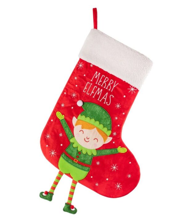 Χριστουγεννιάτικη κάλτσα Ξωτικό - Sass and Belle
